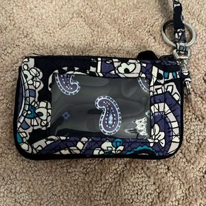 Vera Bradley ID Wallet with Lanyard